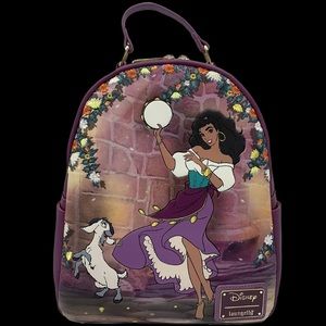 Exclusive Loungefly Disney Esmerelda & Djali Mini Backpack